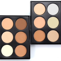 6 Colors Shading Powder Palette High Light Shadow Shape Makeup Cosmetic
