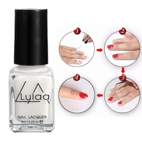 6ML White Peel Off Liquid Tape Finger Skin Protected Glue Nail Polish Easy Clean Cream