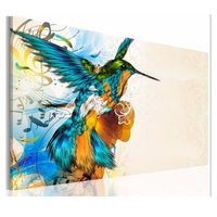75X50cm Colorful Fly Lark Wall Art Oil Painting Frameless Picture Home Decor