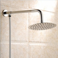 8 Inch Shower Heads Bathroom Chrome Large Round Stationary Shower Head
