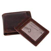9 Card Holders Vintage Wallet Genuine Leather Card Holder Coin Bag For Men