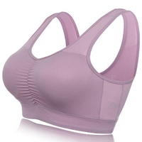 Air Hole Super Ventilated Seamless Wireless Soft Yoga Sports Bra