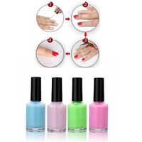 Anti Overflow Glue Peel Off Liquid Latex Tape Easy Clean Base Top Nail Art 4 Colors