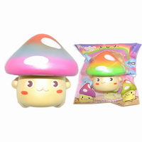 Areedy Squishy Rainbow Musha Mushroom Jumbo 11cm Soft Slow Rising With Packaging Collection Gift Toy