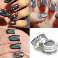 Aurora Laser Effect Nail Art Powder Holo Glitters Powder Pigment