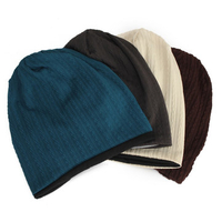 Baby Boys Girls Cotton Double Layer Design Beanie Cap Infant Bonnet Twist Lines Warm Hat