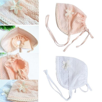 Baby Girls Princess Sweet Flower Cap Palace Cute Cotton Sun Hat
