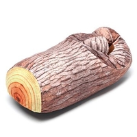 Bark Pattern Slip On Warm Flat Creative Home Slippers