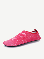 Big Size Canvas Wing Color Match Slip On Flat Swimming Yoga Shoes