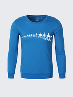 Big Size Fall Winter Mens Camel Printing Round Neck Cotton Casual Long Sleeve T-shirts