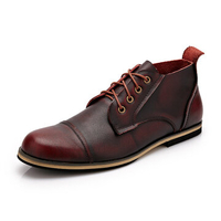 Big Size Outdoor Lace Up High Top Ankle Casual Boots