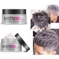 BIOAOUA Silver Grey Disposable Men Hair Style Wax Mud Dye Cream