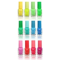 BK Fluorescent Neon Pure Candy Color Luminous Nail Polish Non-toxic Glow In Dark