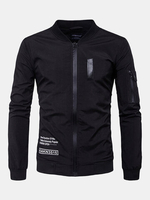 Black Fall Bomber Jacket