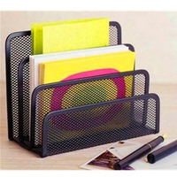 Black Office Barbed Wire Three-letter File Format Books Notepad Holder Storage Boxes
