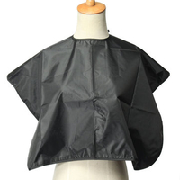 Black Waterproof Hairdresser Shampoo Cape Barber Hair Cutting Gown