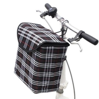 Blue Front Bicycle Handlebar Portable Basket