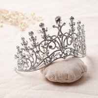 Bride Rhinestone Crystal Pageant Tiara Luxury Bridal Wedding Crown Jewelry