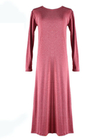 Brief Solid Color Elastic Women Dresses
