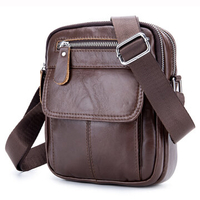 Bullcaptain Leather Crossbody Bag Men