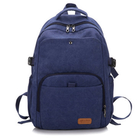Canvas Big Capacity Travel Backpack Outdoor Hiking Laptop Compartment For Women Men