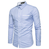 Casual Business Solid Long Sleeve Shirts