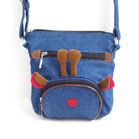 Casual Cartoon Canvas Denim Crossbody Bag Shoulder Bags