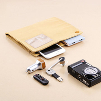 Casual Creative Canvas Multifunctional Phone Bag Date Line Storage Bag