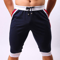Casual Drawstring Overknee Slim Fit Athleisure Bottoms for Men
