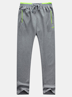 Casual Fashion Cotton Sport Pants Thin Breathable Straight Leg Sweatpants For Men
