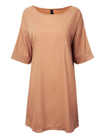 Casual Half Sleeve Loose A-line Party Mini Dress