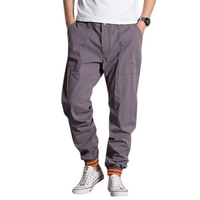 Casual Loose Oversize Solid Sport Pants for Fat Men