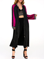 Casual Loose Patchwork Trench Coats