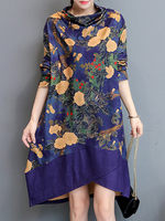 Casual Loose Printed Women Dresses