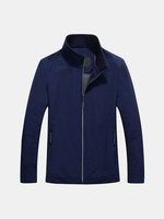 Casual Mesh Liner Solid Breathable Jackets