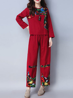 Casual Printed Women Suits