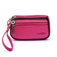Casual Pu Leather Multipockets Phone Bag Coins Bag Purse Clutch Bag