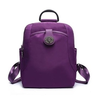 Casual Pure Color Portable Sports Trave Backpack Shoulder Bag School Bags