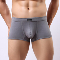 Casual Sexy Solid Color Modal Breathable U Convex Pouch Boxer Briefs for Men