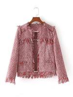 Casual Tassel Women Knitted Jackets