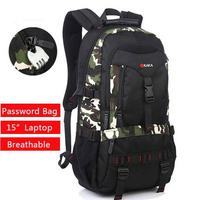 Casual Waterproof Climbing Traveling Knapsack Bag 35L Coded Lock Free 2020 Backpack