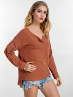 Casual Women Long Sleeve Blouse