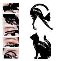 Cat Eye Eyeliner Stencil Makeup Eyes Liner Stencil Models Eyeshadow Template Shaper Tool