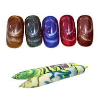 Cat Eyes Magic Nail Art Magnetic Pen Snake Skin UV Gel Polish DIY Design