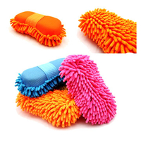 Chenille Cleaning Gloves Car Clean Sponge Super Absorbent Water Office Home Cleaning Cloth