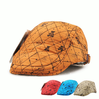 Children Cartoon Bear printing Cute Baby Beret Hat Infant Girls Boys Precioso Cricket-Caps