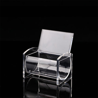 Clear Acrylic Cotton Swab Q-tip Storage Box Holder Cosmetic Makeup Case
