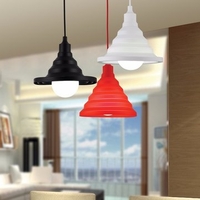 Colorful Folding Lampshade Silicone Ceiling Lamp Holder Pendant Home Decor