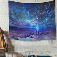Colorful Galaxy Indian Mandala Tapestry Wall Hanging Throw Bedspread Yoga Mat Beach Towel