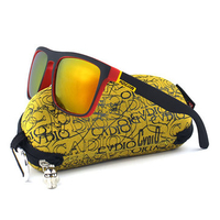 Colorful Square Frame Polarized Sunglasses UV400 Glasses